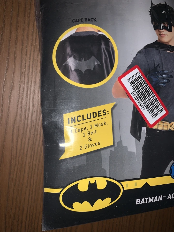 NUEVO EN PAQUETE NUEVO DC Batman Hombre Halloween Disfraz Accesorio Kit Talla Única Foto 2 de 4