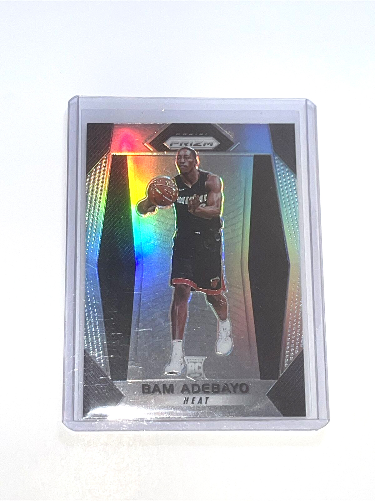 2017-18 Panini Prizm Bam Adebayo #51 Rookie Silver Refractor Miami Heat RC