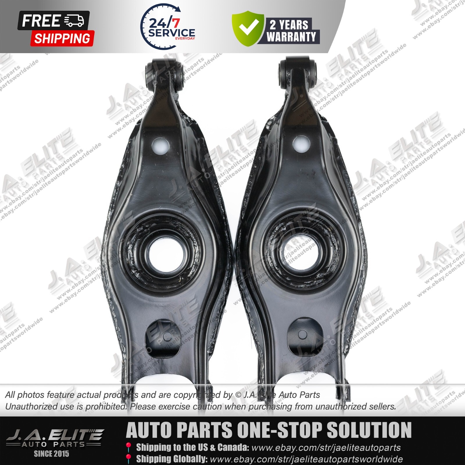 2pcs Rear Lower Control Arm fit Maserati Ghibli Quattroporte (2014+) 670036580