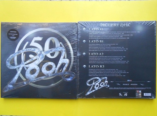 pooh 50 box set 2 lp picture disc 2 cd + 6 photo pooh50 vinili dischi vinile cds prezzo ebay