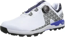 MIZUNO Golf Shoes WAVE HAZARD SL BOA WIDE 51GM2175 White Blue US8(25cm) New