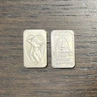 STL Mint RAFUNZEL 1/10th Oz .999 Silver Bars (2) Mini Disney Princess Rapunzel