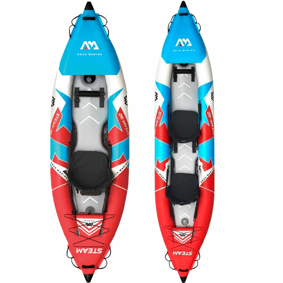 Aqua Marina Steam One | Two Kajak Paddelboot 1 | 2 Personen aufblasbar Boot