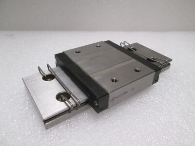 Misumi, SSEBW 16, Linear Bearing Guide Block w/ S91-034 Guide Rail, New