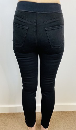 J Brand Size 26 (8) Black Viscose Cotton Stretch Jeggings Denim Jeans Designer - Picture 3 of 24