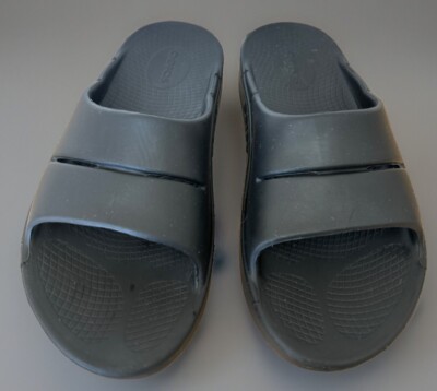 OOFOS Oomega Slide Sandals | Matte Black — Women's Size 8 EU39 | eBay
