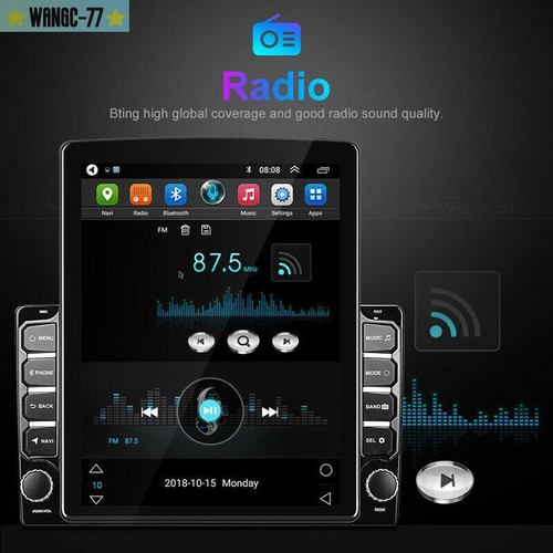 Car Radio 2Din Android Multimedia Player GPS 9.7 " Vertical Screen FM Stereo Nav - Picture 8 of 11