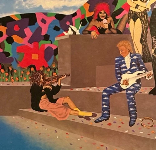 Prince And The Revolution, Around the World in a Day ; 1985 vinyl LP w/panel VG+