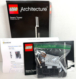 LEGO (21000) Architecture: Sears Tower Chicago - 100% Complete Box Instructions