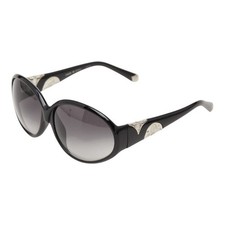 Louis Vuitton Iris PM Black Plastic Rhinestone Sunglasses Z0265E Used