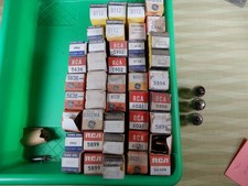 Huge Lot of Subminiature Vacuum Tubes 5986 6211 5899 6112 6021 5718 5636 5902