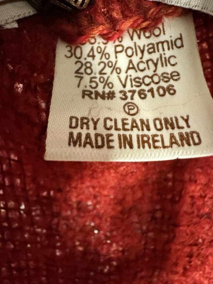 Shaw vintage Boyne Valley Weavers hecho a mano en Irlanda  Foto 4 de 4