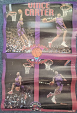 VINCE CARTER 2000 ALL-STAR SLAM DUNK 4-Shot Collage Toronto Raptors 22x34 POSTER