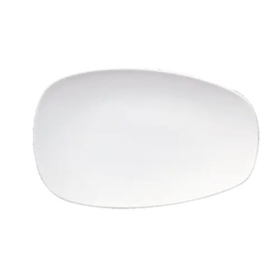 Oneida L5750000387 Luzerne Stage Warm White 15'' x 9.25'' Porcelain Platter