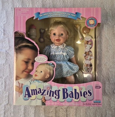VTG 2000 Playmates Amazing Babies Interactive Doll Access Smart Response System