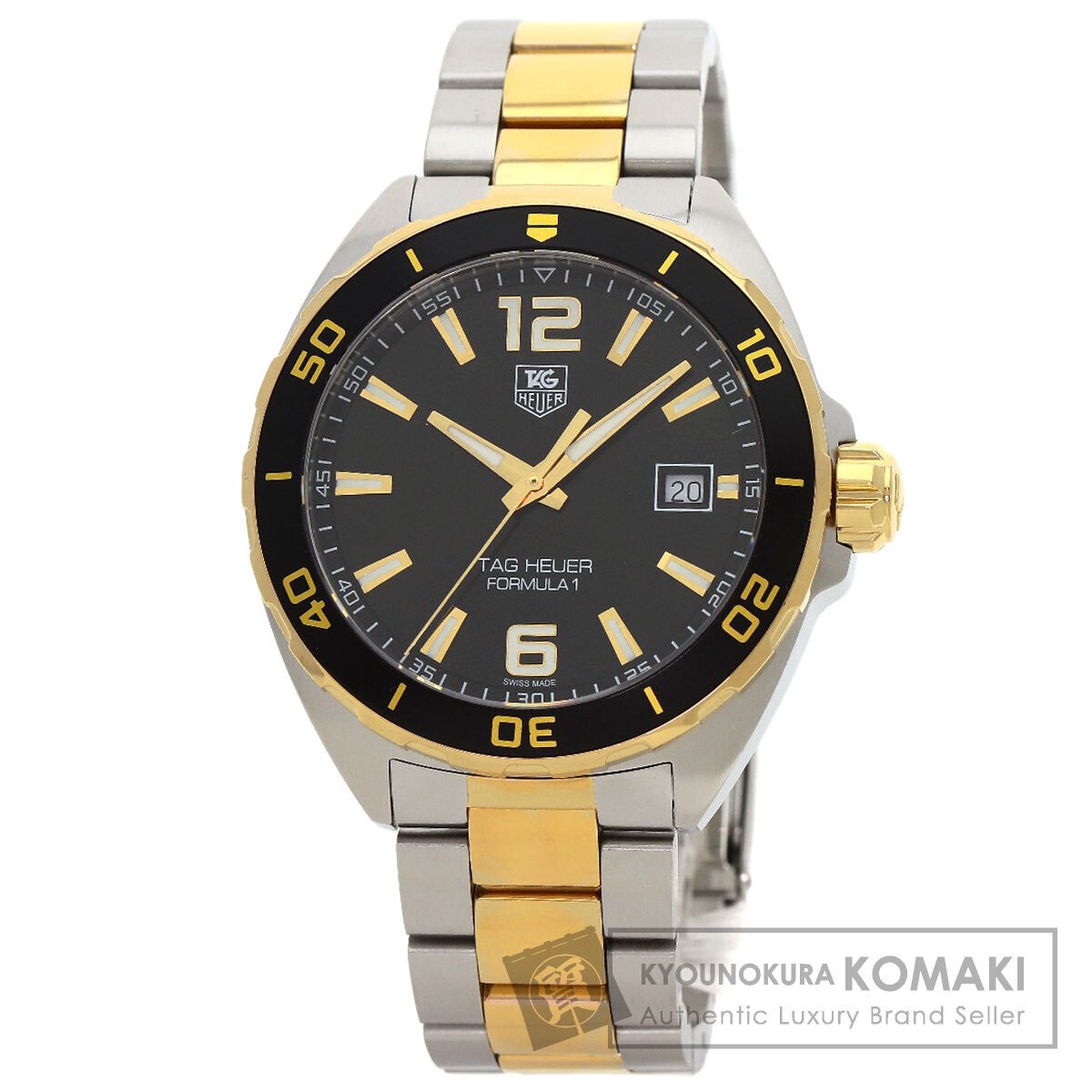 TAG Heuer Formula 1 WAZ1121 Men's Stainless Steel Watch with Date SSxGP