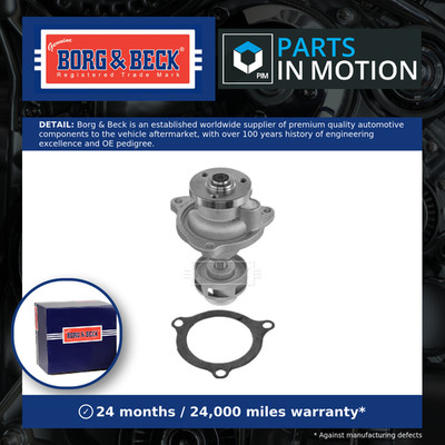 Water Pump BWP2079 Borg & Beck Coolant 1798955 1089795 1219296 1229571 1322572