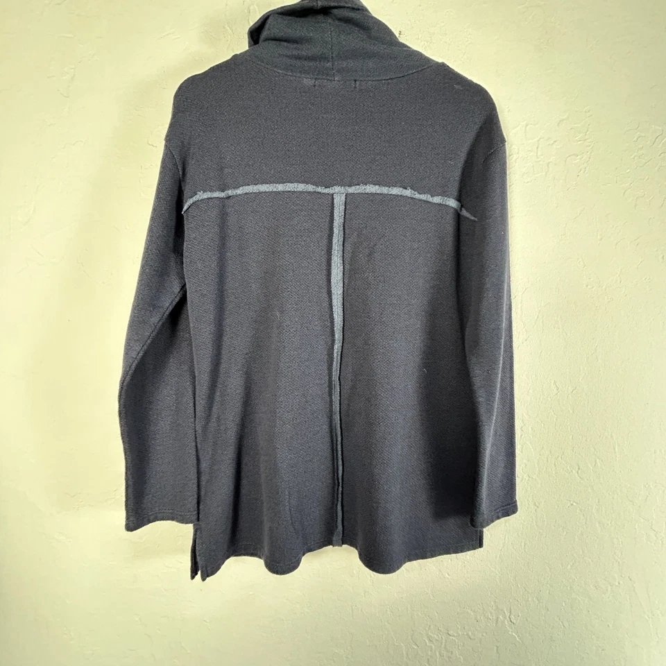 Suéter túnica suéter con cuello capucha y bolsillos delanteros pequeño Chalet Et Ceci para mujer Foto 2 de 4