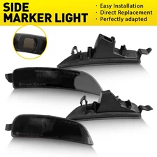 For Mazda Miata MX-5 16-22 Smoked Lens Front Rear LED Side Marker Light Cover ER