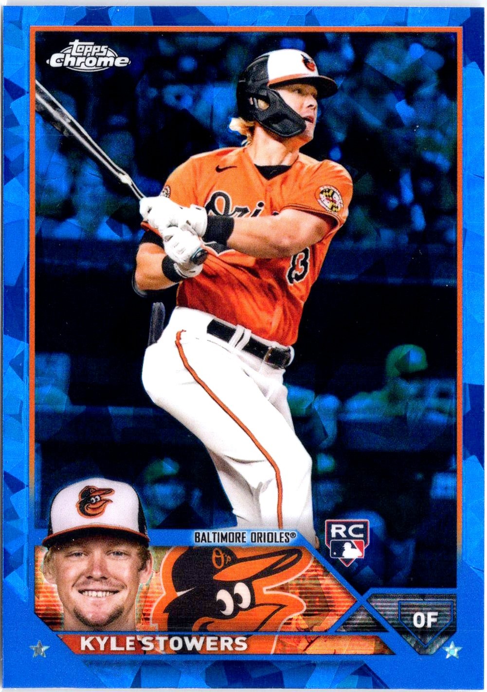 2023 Topps Chrome Sapphire Edition #156 Kyle Stowers Saphire