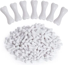 200Pcs Halloween Skeleton Bones Mini Bones White Plastic Bones Halloween Skeleto