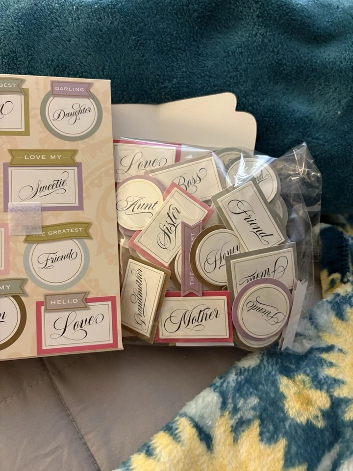 Anna Griffin Dearest Sticker Bundle, 100 3 D Stickers, Cards or Scrapbooking - Image 3 of 3