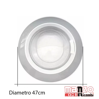 IT-WASH SAN GIORGIO SPORTELLO OBLO' COMPLETO DI MANIGLIA E CERNIERA LAVATRICE ITWASH SAN GIORGIO