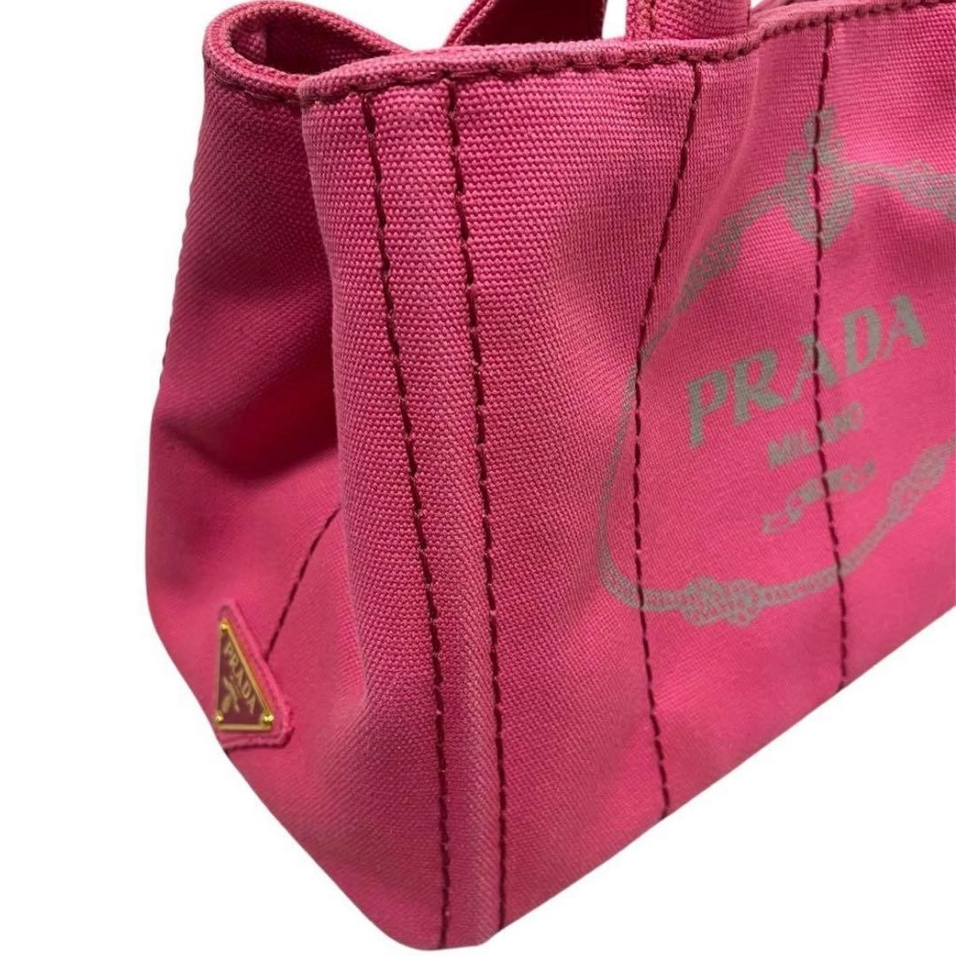 PRADA Canapa Handbag with Shoulder Strap 2way thumbnail 9