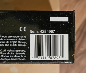 LEGO #6208 STAR WARS Ep. 6 Rebel B-WING FIGHTER set 435 pcs. 2006 MISB brand NEW