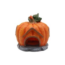 Pumpkin Decorations Halloween Rock for Creative Aquarium Setup