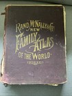 Antique Rand McNally New Family Atlas Of The World 1891 Maps
