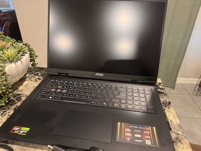 MSI Vector A18 HX A9W 18'' Ryzen 9 RTX 64GB 2TB SSD Win11 Black Charger