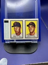 1962 Topps Stamps Collection With Tab Ron Santo & Leo Posada Stamps Mint