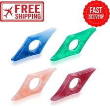 4 Pcs Thumb Page Holder for Reading, 4 Colors Resin Thumb Book Holder.