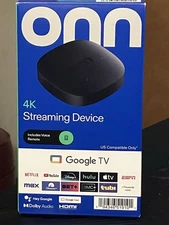 Onn Google TV 4K Streaming Box + Premium Setup & Remote Support