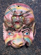 Hand Made Vintage Paper Mache Mask