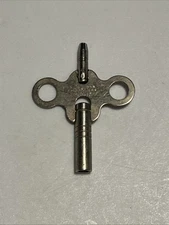 Vintage Vigor CM-600 Double Ended Mantel Clock Winding Key Germany Double Head