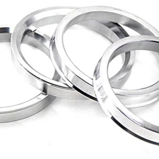 Alloy Aluminum Wheel Hub Centric Rings 64.1 to 60.1, Set of 4 Hubcentric Rings -