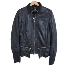 Auth PATRIZIA PEPE Black Women's Lightweight Jacket