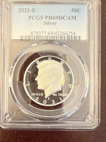 2021-S Kennedy Half Dollar Silver Proof PCGS PR69 DCAM