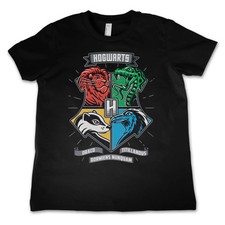 Officially Licensed Harry Potter - Hogwarts Patch Kids Tee Kids T-Shirt