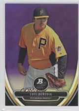2013 Bowman Platinum Prospects Retail Chrome Purple Refractor Luis Heredia sh7