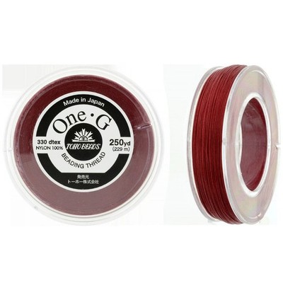 250 Yard Toho Red One G fray Free Beading thread