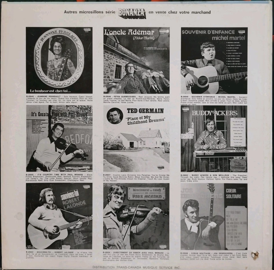 Vinyl LP Marie Lord - Car C'Etait Toi G+ B-29534 Canada Country - Image 2 of 4