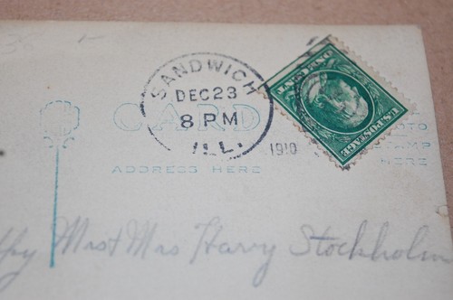 VINTAGE RPPC MANN HÄLT BABY, 1910 - Bild 5 von 7