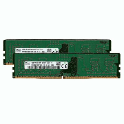 4GB RAM DDR4 Hynix PC4-19200 2400MHz 288 Pin Per Desktop - Usata Ma Funzionante