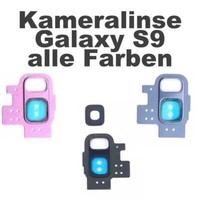 Kamera Linse FüR Samsung Galaxy S9 Gold (Glas) Mit Rahmen (Hinten) G960F