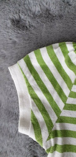 Girls Next Green Stripe Top. Age 1.5 - 2 Years. - Picture 5 of 7