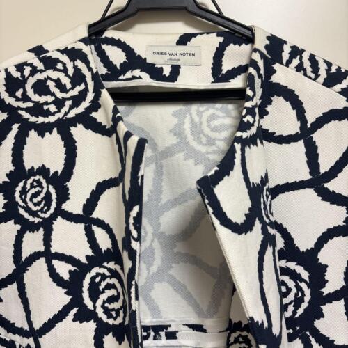 Dries Van Noten Allover Cotton Coat M - Picture 4 of 7