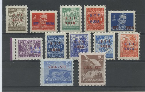 TRIESTE 1949 ZONA B ANNATA CPL. 12V. **